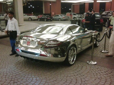 Mercedes McLaren SLR mạ crôm - 4 Mercedes McLaren SLR mạ crôm - 4