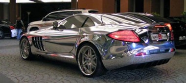 Mercedes McLaren SLR mạ crôm - 3 Mercedes McLaren SLR mạ crôm - 3
