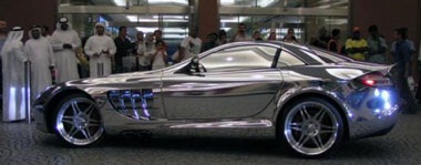 Mercedes McLaren SLR mạ crôm - 2 Mercedes McLaren SLR mạ crôm - 2