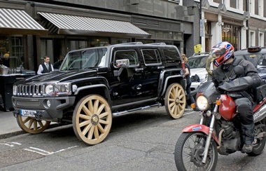 Hummer bánh gỗ - 4