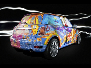 Nghệ thuật trên thân xe Mini - 2