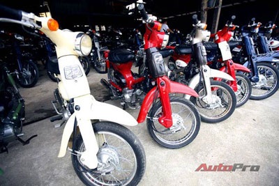 Honda Cub 81 90Cc Dh88 Màu Đỏ Biển 4 Số