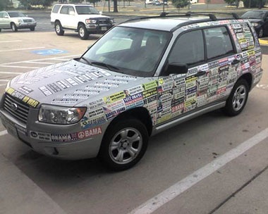 Những chiếc xe cổ vũ ứng viên tổng thống Mỹ - 2