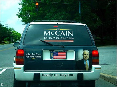 Những chiếc xe cổ vũ ứng viên tổng thống Mỹ - 6