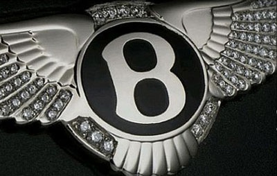 Móc chìa khóa xe Bentley nạm kim cương - 1