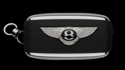 Móc chìa khóa xe Bentley nạm kim cương - 2