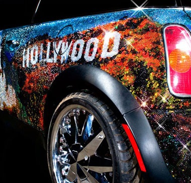 Xe Mini Cooper phủ pha lê Swarovski  - 2 Xe Mini Cooper phủ pha lê Swarovski  - 2