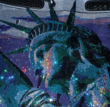 Xe Mini Cooper phủ pha lê Swarovski  - 3 Xe Mini Cooper phủ pha lê Swarovski  - 3