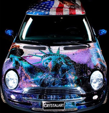 Xe Mini Cooper phủ pha lê Swarovski  - 6 Xe Mini Cooper phủ pha lê Swarovski  - 6