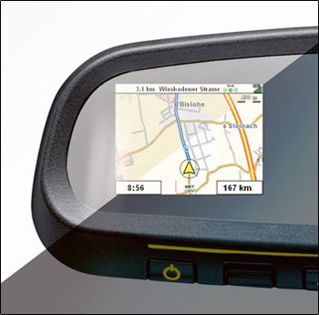 Tích hợp GPS trên gương chiếu hậu  - 3