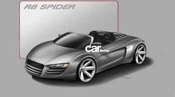 Hình ảnh đầu tiên về xe Audi R8 Spider   - 1