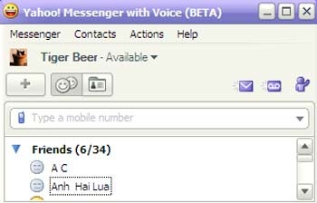 Đi tìm sự thú vị trong từng phần mềm chat - 1 Đi tìm sự thú vị trong từng phần mềm chat - 1