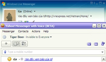Đi tìm sự thú vị trong từng phần mềm chat - 9 Đi tìm sự thú vị trong từng phần mềm chat - 9