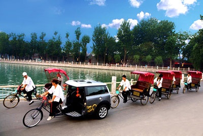 “Chế” Mini Clubman thành…xe lôi - 1