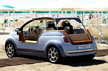 Castagna mang gió biển vào Fiat 500  - 2