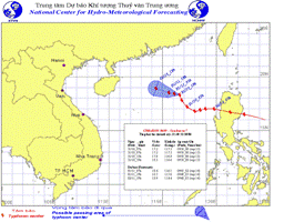 Bão Cimaron chưa thể đổ bộ vào đất liền trước ngày 2/11  - 2