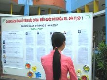 Cử tri cả nước nô nức đi bầu Quốc hội - 5 Cử tri cả nước nô nức đi bầu Quốc hội - 5