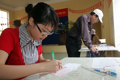 Chùm ảnh: Ngày bầu cử hân hoan - 7