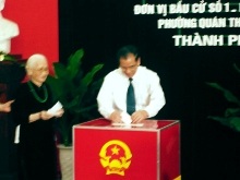 Cử tri cả nước nô nức đi bầu Quốc hội - 2 Cử tri cả nước nô nức đi bầu Quốc hội - 2