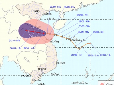 Bão số 7 nhiều biểu hiện giống bão số 5 năm 2007 - 1