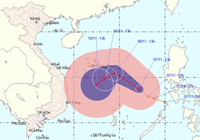 Áp thấp nhiệt đới mạnh lên thành bão số 9 - 1