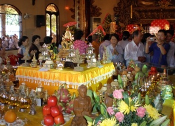 Chùm ảnh: Hành hương chiêm bái xá lợi Phật  - 2