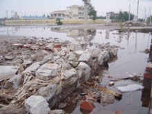 Nam Định: Hàng chục tỉ đồng ngâm trong nước mặn - 2