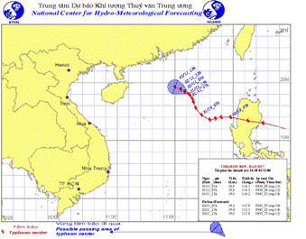 Vì sao bão Cimaron đổi hướng? - 1 Vì sao bão Cimaron đổi hướng? - 1