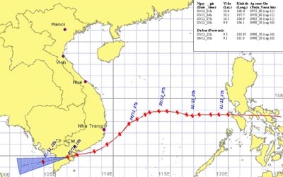Đã có 11 người chết do bão Durian - 1