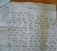 Một sinh viên gửi thư xin Hiệu trưởng tăng điểm  - 1