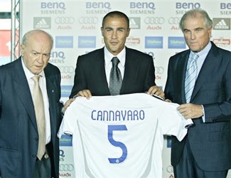 Cannavaro chính thức gia nhập “Nhà trắng” - 1