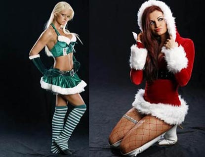 Nữ đấu sỹ hóa thân trong trang phục Noel gợi cảm - 10 Nữ đấu sỹ hóa thân trong trang phục Noel gợi cảm - 10