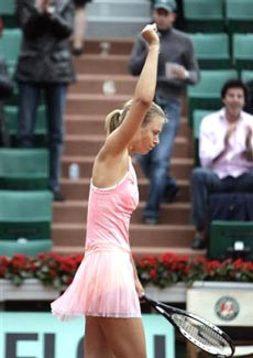 Sharapova diện "váy mới" dự giải Pháp Mở rộng - 7