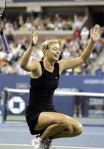 "Nữ hoàng quần vợt" Sharapova đăng quang - 1 "Nữ hoàng quần vợt" Sharapova đăng quang - 1