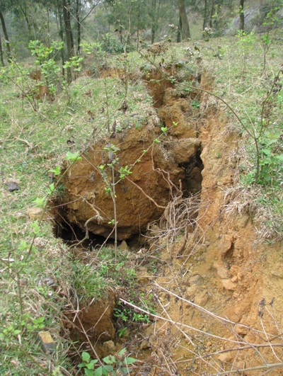 Viện Vật lý địa cầu tìm nguyên nhân gây nứt núi Thành - 5