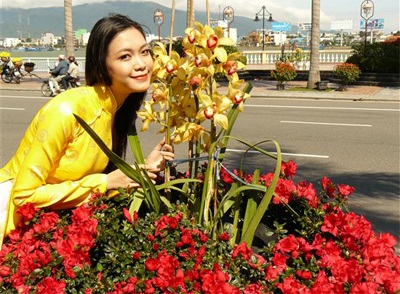 Chùm ảnh Hoa hậu Thuỳ Dung rực rỡ trong nắng xuân - 6 Chùm ảnh Hoa hậu Thuỳ Dung rực rỡ trong nắng xuân - 6