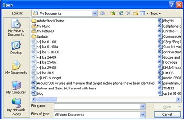Mẹo nhỏ giúp đọc file Word mà không cần mở - 1 Mẹo nhỏ giúp đọc file Word mà không cần mở - 1