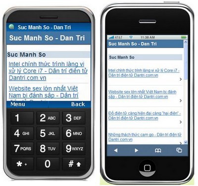 Tạo phiên bản trang web dành cho di động với MoFuse - 3
