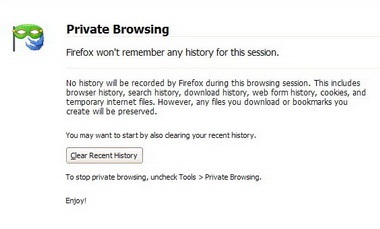 Lướt web "tuyệt đối riêng tư" với Firefox 3.1 beta 2 - 3