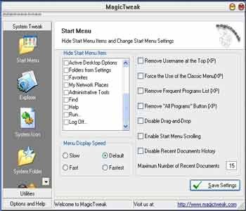 Quản lý toàn diện Windows với Magic Tweak - 1