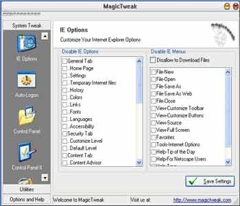 Quản lý toàn diện Windows với Magic Tweak - 2