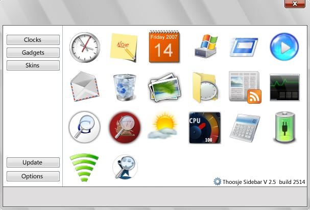Mang thanh Sidebar của Vista đến cho Windows XP - 2 Mang thanh Sidebar của Vista đến cho Windows XP - 2