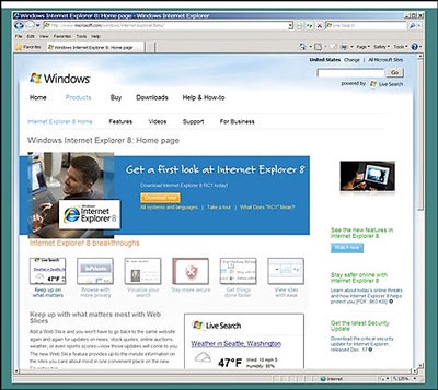 8 lý do để chọn Internet Explorer 8 (phần 1) - 1 8 lý do để chọn Internet Explorer 8 (phần 1) - 1