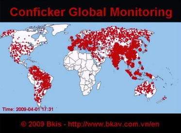 Conficker chưa quay trở lại, chỉ còn 1,3 triệu máy tính bị nhiễm - 2 Conficker chưa quay trở lại, chỉ còn 1,3 triệu máy tính bị nhiễm - 2