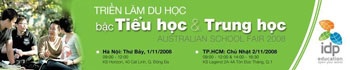 Thông tin từ văn phòng IDP - Triển lãm du học Australia 2008, bậc Tiểu học & Trung học - 1
