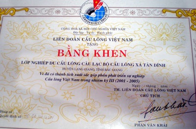 Thầy giáo làng và “lò” cầu lông gặt bội huy chương - 2 Thầy giáo làng và “lò” cầu lông gặt bội huy chương - 2