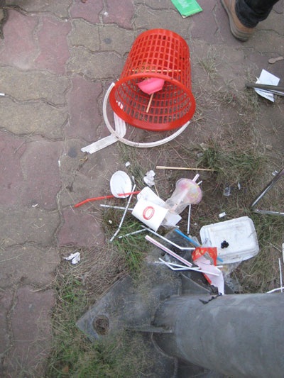 Cỏ nát, rác chất thành “núi” sau lễ hội hoa - 6