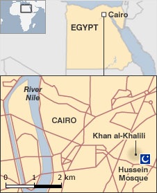 Bom nổ rung chuyển Cairo, hơn 20 người nước ngoài thương vong - 1 Bom nổ rung chuyển Cairo, hơn 20 người nước ngoài thương vong - 1