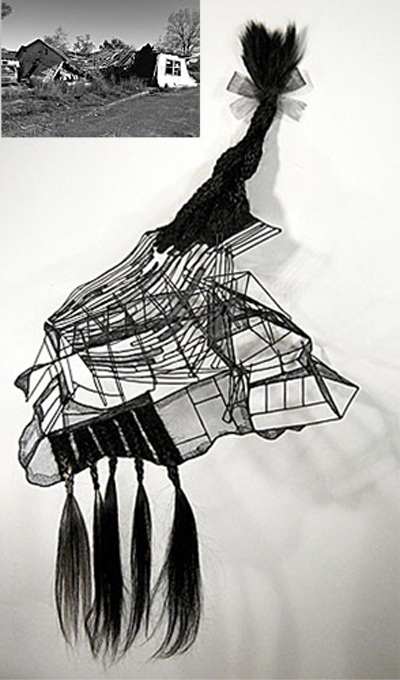 Chùm ảnh: Những ngôi nhà làm bằng tóc - 1