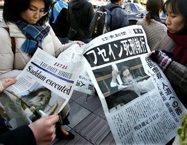 Chùm ảnh về phản ứng của thế giới sau vụ hành quyết Saddam Hussein - 2 Chùm ảnh về phản ứng của thế giới sau vụ hành quyết Saddam Hussein - 2